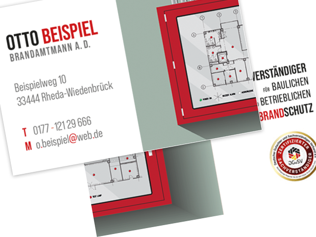 Visitenkarte Otto Beispiel