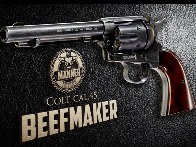 Männer Bioladen Postkarte Beefmaker